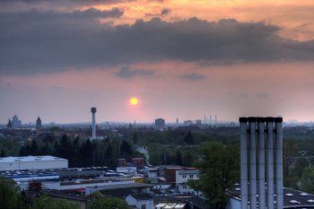 HDRI mit Sonnenuntergang