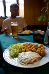 "Schnitzel Cordon Bleu" auf tschechisch