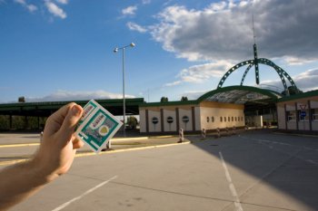 Ein Plakette für die Autobahnen in der Slowakei